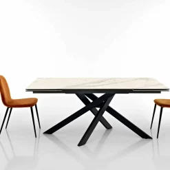 Viadurini Living Ausziehbare Esstische-Ausziehbarer Designtisch aus Glaskeramik made in Italy, Dionigi