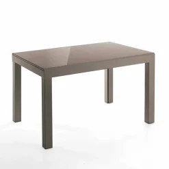 Viadurini Living Ausziehbare Esstische-Ausziehbarer Designtisch aus Glas und Metall - Guerriero