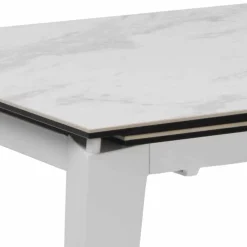 Viadurini Living Ausziehbare Esstische-Ausziehbarer Esstisch 120 / 170xP80 aus Glaskeramik - Bino