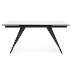 Viadurini Living Ausziehbare Esstische-Ausziehbarer Esstisch 240 cm Glas- und Keramikplatte - Barone