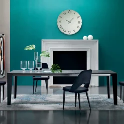 Viadurini Living Ausziehbare Esstische-Ausziehbarer Esstisch auf 310 cm aus Laminat, hergestellt in Italien – Siebziger