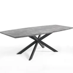 Viadurini Living Ausziehbare Esstische-Ausziehbarer Esstisch aus Metall und MDF – Iridium