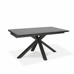 Viadurini Living Ausziehbare Esstische-Ausziehbarer Esstisch aus Glaskeramik, L160 / 240 P90 cm - Bacco