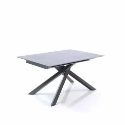 Viadurini Living Ausziehbare Esstische-ausziehbarer Esstisch aus Glas und Metall - Tristano