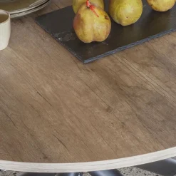 Viadurini Living Ausziehbare Esstische-Ausziehbarer Esstisch bis 165 cm aus Stahl und Melaminholz - Venetien