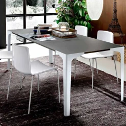 Viadurini Living Ausziehbare Esstische-Ausziehbarer Esstisch Bis zu 222 cm in Fenix Made in Italy - Vulcano