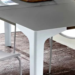 Viadurini Living Ausziehbare Esstische-Ausziehbarer Esstisch Bis zu 222 cm in Fenix Made in Italy - Vulcano