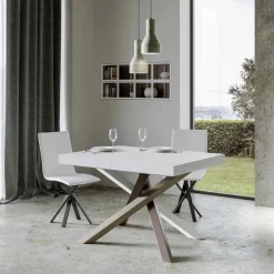 Viadurini Living Ausziehbare Esstische-Ausziehbarer Esstisch bis zu 440 cm, Made in Italy Design – Rally
