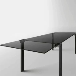 Viadurini Living Esstische Nach Mass|Ausziehbare Esstische-Ausziehbarer Esstisch Bis 280 cm mit Glasplatte Made in Italy - Melo