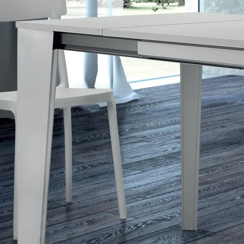 Viadurini Living Ausziehbare Esstische-Ausziehbarer Esstisch bis 310 cm aus Melamin, hergestellt in Italien – Siebzigerjahre