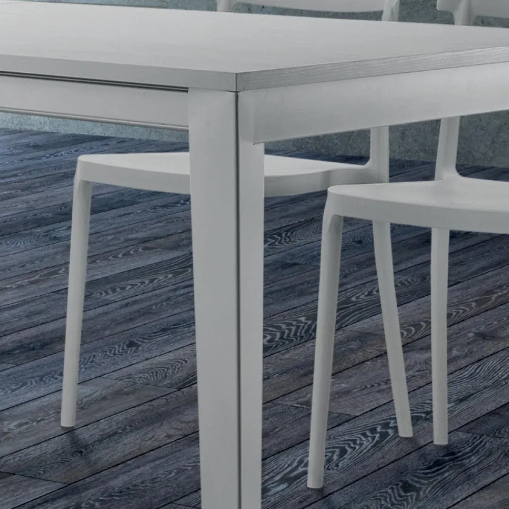 Viadurini Living Ausziehbare Esstische-Ausziehbarer Esstisch bis 310 cm aus Melamin, hergestellt in Italien – Siebzigerjahre