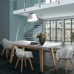 Viadurini Living Ausziehbare Esstische-Ausziehbarer Esstisch Bis zu 315 cm aus Mdf und Massivholz - Paolo