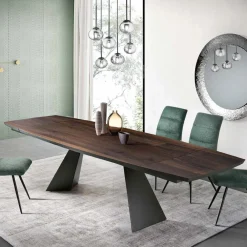 Viadurini Living Ausziehbare Esstische-Ausziehbarer Esstisch bis 300 cm aus Holz Made in Italy - Paolito