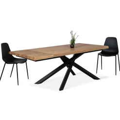 Viadurini Living Ausziehbare Esstische-Ausziehbarer Esstisch bis 240 cm aus Eichenholz Made in Italy - Persico