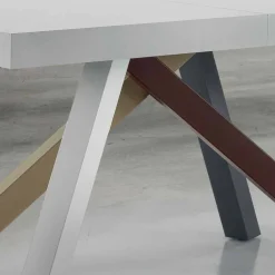 Viadurini Living Ausziehbare Esstische-Ausziehbarer Esstisch bis 450 cm aus Laminat, hergestellt in Italien – Salentino