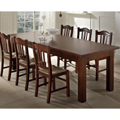 Viadurini Living Esstische Nach Mass|Ausziehbare Esstische-Ausziehbarer Esstisch bis 610 cm aus furniertem Holz - Gonzalo