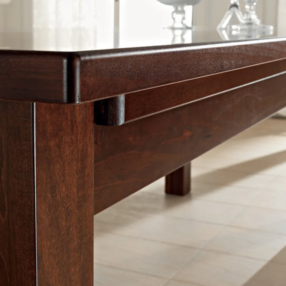 Viadurini Living Esstische Nach Mass|Ausziehbare Esstische-Ausziehbarer Esstisch bis 610 cm aus furniertem Holz - Gonzalo