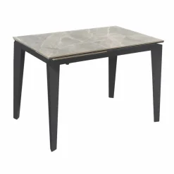 Viadurini Living Ausziehbare Esstische-Ausziehbarer Esstisch Bis zu 170 cm in modernem Metall und Keramik - Syrta