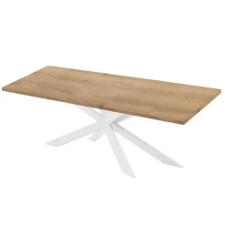 Viadurini Living Ausziehbare Esstische-Ausziehbarer Esstisch bis 300 cm aus Laminat, hergestellt in Italien – Grotta