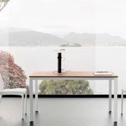 Viadurini Living Ausziehbare Esstische-Ausziehbarer Esstisch Bis zu 230 cm aus Melamin Made in Italy - Platin