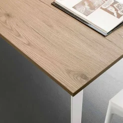 Viadurini Living Ausziehbare Esstische-Ausziehbarer Esstisch Bis zu 230 cm aus Melamin Made in Italy - Platin