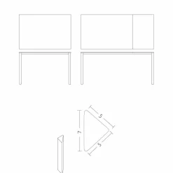 Viadurini Living Ausziehbare Esstische-Ausziehbarer Esstisch Bis zu 230 cm aus Melamin Made in Italy - Platin