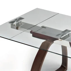 Viadurini Living Ausziehbare Esstische-Ausziehbarer Esstisch bis 280 cm aus Glas, hergestellt in Italien – Antimo