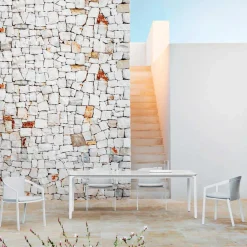 Viadurini in the Garden Gartentische Aus Aluminium-Ausziehbarer Esstisch im Freien 318 cm aus Aluminium und Steinzeug - Filomena