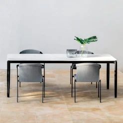 Viadurini in the Garden Gartentische Aus Aluminium-Ausziehbarer Esstisch im Freien 318 cm aus Aluminium und Steinzeug - Filomena