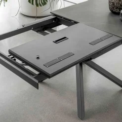 Viadurini Living Ausziehbare Esstische-Ausziehbarer Esstisch mit Metallrahmen Made in Italy - Elastic