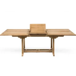 Viadurini in the Garden Gartentische Aus Teakholz-Ausziehbarer Gartentisch aus Teakholz in verschiedenen Größen - Yggdrasil