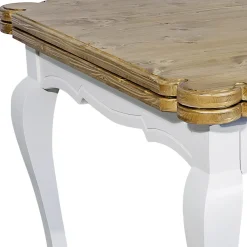 Viadurini Living Esstische Nach Mass|Ausziehbare Esstische-Ausziehbarer Indoor-Tisch aus Tanne mit geformten Ecken Made in Italy - Faramir