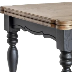 Viadurini Living Esstische Nach Mass|Ausziehbare Esstische-Ausziehbarer Indoor-Tisch aus Tanne mit geformten Ecken und Intarsien Made in Italy - Faramir