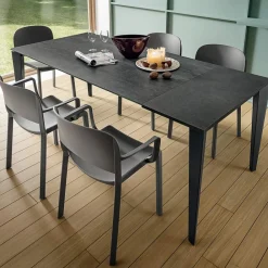 Viadurini Living Ausziehbare Esstische-Ausziehbarer Küchentisch aus edler Laminamkeramik Made in Italy - Efisto