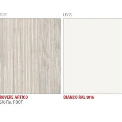 Viadurini Living Ausziehbare Esstische-Ausziehbarer Küchentisch Bis zu 240 cm in Precious Hpl Made in Italy - Jupiter