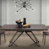 Viadurini Living Ausziehbare Esstische-Ausziehbarer Klapptisch aus Metall und Melamin Made in Italy - Meluso