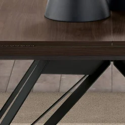 Viadurini Living Ausziehbare Esstische-Ausziehbarer Klapptisch aus Metall und Melamin Made in Italy - Meluso