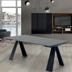 Viadurini Living Ausziehbarer Konsolentisch-Ausziehbarer Konsolentisch bis 325 cm aus Laminat Made in Italy – Dalmatiner