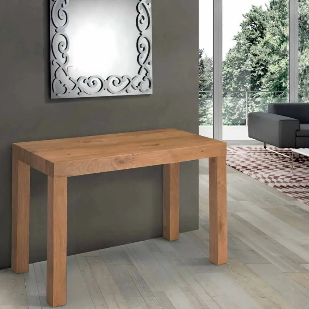 Viadurini Living Ausziehbarer Konsolentisch-Ausziehbarer Konsolentisch aus furniertem Holz, hergestellt in Italien – Gordito