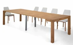 Viadurini Living Ausziehbarer Konsolentisch-Ausziehbarer Konsolentisch aus furniertem Holz, hergestellt in Italien – Gordito