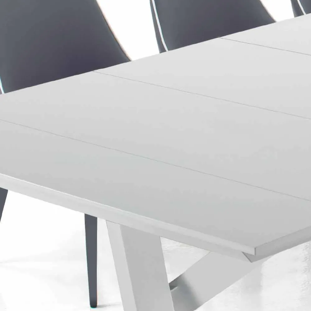 Viadurini Living Ausziehbarer Konsolentisch-Ausziehbarer Konsolentisch bis 325 cm aus Melamin, hergestellt in Italien – Settimmio