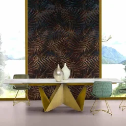 Viadurini Living Ausziehbare Esstische-Ausziehbarer Luxustisch Bis zu 294 cm in Made in Italy Marmorsteinzeug - Makro