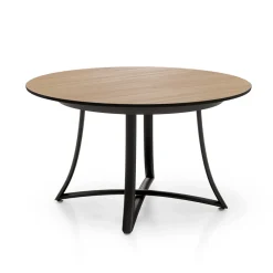 Viadurini Living Ausziehbare Esstische-Ausziehbarer runder Tisch mit MDF-Platte mit Laminatbezug - Apulien