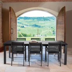 Viadurini in the Garden Gartentische Aus Aluminium|Ausziehbare Gartentische-Ausziehbarer Tisch 240 cm aus Aluminium mit verschiedenen Ausführungen - Notebook