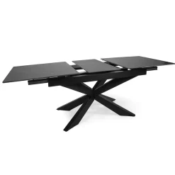 Viadurini Living Ausziehbare Esstische-Ausziehbarer Tisch 200 cm aus Metall und synthetischem Stein - Unterwasser