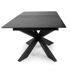 Viadurini Living Ausziehbare Esstische-Ausziehbarer Tisch 200 cm aus Metall und synthetischem Stein - Unterwasser