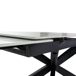 Viadurini Living Ausziehbare Esstische-Ausziehbarer Tisch 260 cm aus Metall und synthetischem Stein - Unterwasser