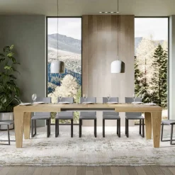 Viadurini Living Ausziehbare Esstische-Ausziehbarer Tisch auf 440 cm. Erhältlich in verschiedenen Ausführungen – Berg