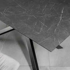 Viadurini Living Ausziehbare Esstische-Ausziehbarer Tisch auf 270 cm mit HPL-Platte und Aluminium-Untergestell – Suchen