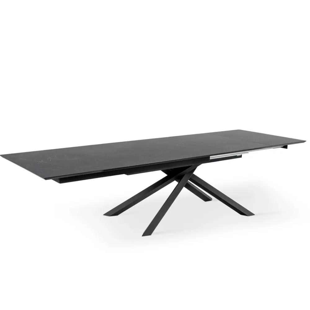 Viadurini Living Ausziehbare Esstische-Ausziehbarer Tisch auf 270 cm mit HPL-Platte und Aluminium-Untergestell – Suchen